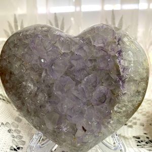 Beautiful Amethyst Crystal Heart
